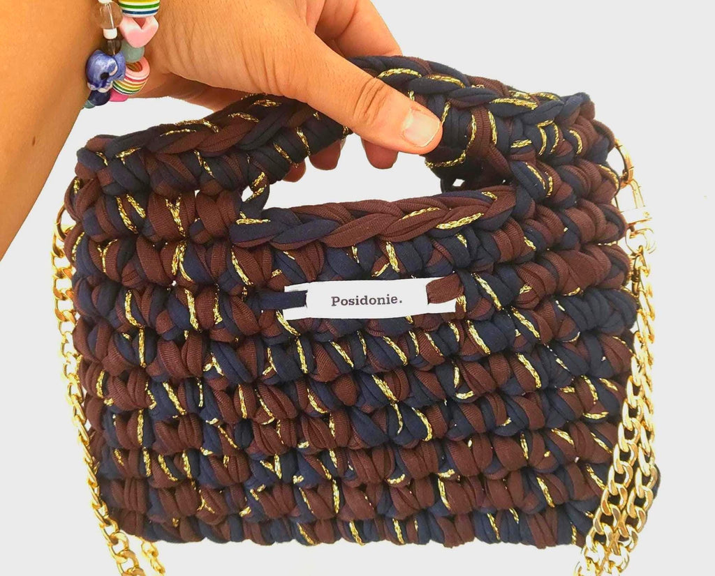 Posidonie Design | Sac au crochet Personnalisable - 18 couleurs