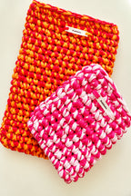 Housse au crochet personnalisable ordinateur, liseuse, ipad, livre