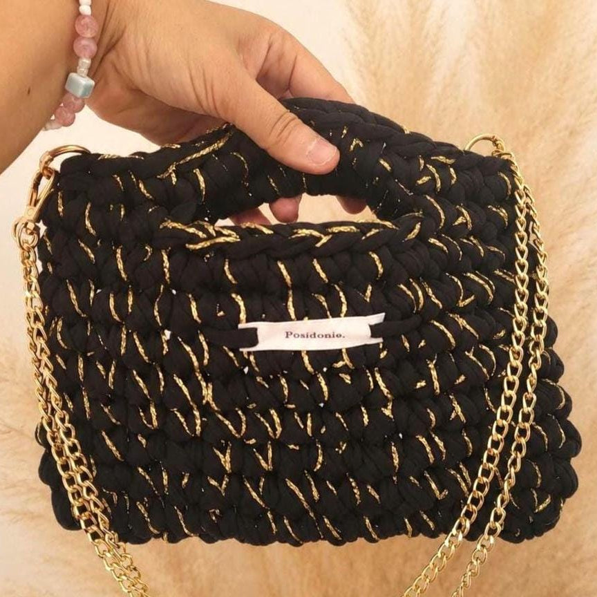 Posidonie Design | Sac au crochet Personnalisable - 18 couleurs