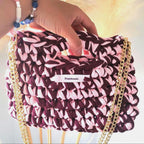 Sac au crochet cherry & pink fait main à Marseille